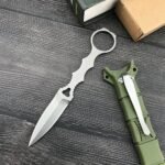 Feststehendes Messer Edelstahlklinge mit Kydexscheide Camping Tragbares berleben Taktische Multitools Hand EDC Messer, Survival messer