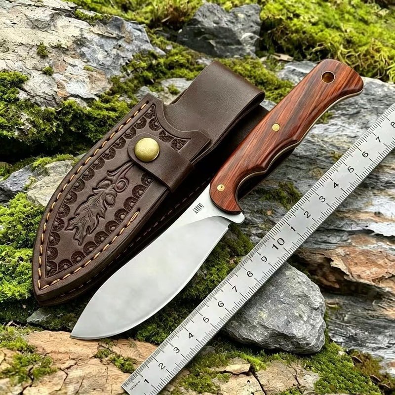 manual-clean-800-211.jpg Outdoor Messer mit feststehender Klinge - Wood – Bild 1